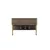 Hanah Home Komoda Luxe, 120x80x30 cm, Orah-zlatne boje
