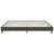 Vidaxl Boxspring postelja temno sivo blago 200x200 cm