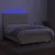 Vidaxl Box spring postelja z vzmetnico LED krem 140x200 cm blago