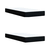 vidaXL vidaXL Box spring postelja z vzmetnico črn 200x200 cm blago, (21304853)