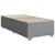 vidaXL Box spring postelja z vzmetnico svetlo siva 90x190 cm blago