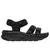 Skechers Ženske sandale DLux Walker Sandal-Sea-Scape, 119826-BBK, Crne