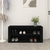 Stalak za cipele crni 100 x 35 x 45 cm od konstruiranog drva
