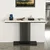 Hanah Home komoda Myra 20452, 120 cm, travertin / crna