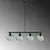 Opviq Luster Benek-15-14435, 80x15x80cm, IP20, Crno-zeleni