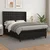 Vidaxl Box spring postelja z vzmetnico črn 140x190 cm umetno usnje