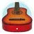 ECO TOYS Velika drvena gitara za decu, natural