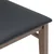 Vidaxl Jedilni stoli z blazinami 2 kosa Brown Solid Wood Rubber