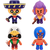 P.M.I. Brawl Stars Action Figures 16.5cm - 2 Pack (S1) (Random)
