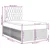 Vidaxl Box spring postelja z vzmetnico temno zelena 120x200 cm žamet