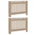 Pokrivač radijatora 2 pcs Hrast sonoma 112 x 19 x 81,5 cm