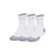 Under Armour UA AD Run Cushion 3pk Crew Nogavice Bela