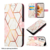 Maska na preklop Marble za Samsung S25 FE/ S731B geometry roze