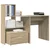 Stol Sonoma hrast 131,5 x 50 x 106,5 cm Konstruirano drvo