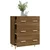 Komoda boja smeđeg hrasta 70x34x90 cm od konstruiranog drva