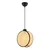 Opviq Luster Drum Hazeran, 24x9cm, Bež-crni