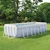 INTEX Bazen metalni okvir 4x2x1m, Chevron Prism, Pravougaoni