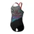 Speedo girls printed placement muscleback multi 164cm