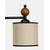 Opviq luster Neptun Wood 3, 3 × E27, crni / braon