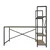Hanah home Radni sto 160x148x60?cm Hrast-Crni