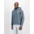 ALPHA INDUSTRIES Majica golobje modra/bela