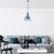 Opviq Luster Saglam 3762, O30x40 cm, E27, Plavi