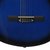 vidaXL Klasična gitara za početnike plava 4/4 39 od drva lipe