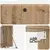 TV ormar za zid 98 x 31 x 30 cm Hrast artisan Konstruirano drvo