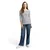 TOM TAILOR Majica mornarska/off-bela