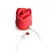 Lickgasm Sweet Kiss Kissing & Vibrating Clitoral Stimulator Red