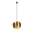 Opviq Luster Corner-13779-, 25cm, IP20, Zlatne boje