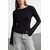 Trendyol Milla Ženska bluza Twoaw25Bz00244, Crna