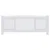 Pokrivač radijatora 2 pcs Bijelo 205 x 20,5 x 81,5 cm