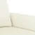 Vidaxl Kavč dvosed krem 120 cm žamet