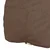 Vidaxl Poglavni vzglavnik Rjava 45 x 20 x 35 cm blago