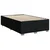 Vidaxl Box spring postelja z vzmetnico črna 120x190 cm blago