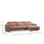 Atelier del Sofa Lily Corner Right Ugaona garnitura, Pink
