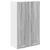 vidaXL Viseča omarica s polico Riga Siva Sonoma 60 x 31 x 100 cm