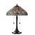 Endon 112183 - Stona lampa Tiffany BROOKLYN, 2x E14/10W/230V, prečnika 40 cm