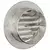 Pokrov ventilacije 8 pcs Srebrno 80 mm Nehrđajući čelik