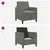 Sofa s pohranom Tamnosiva 72 x 78 x 87 cm Poliester