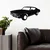 Wallity Zidna dekoracija Chevrolet Chevelle SS 1969 Malibu, 60 x 28 cm, Crna