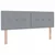 vidaXL Postelja boxspring z vzmetnico Svetlo siva 140 x 190 cm Blago