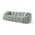 ATELIER DEL SOFA Sofa četvorosed Octavio Turquoise