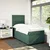 Vidaxl Box spring postelja z vzmetnico temno zelena 80x200 cm žamet
