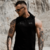 GymBeam Moška majica s kapuco Tank Top Black