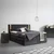 Boxspring Krevet Minola Gold 160/200 cm , crna