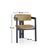 Hanah Home Trpezarijska stolica CO 021, 58x76x49 cm, Oker