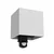 Brilagi - LED spoljašnje zidno svetlo sa senzorom CUBE LED/6W/230V sivo IP65