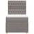 Vidaxl Box spring postelja z vzmetnico taupe 90x190 cm blago